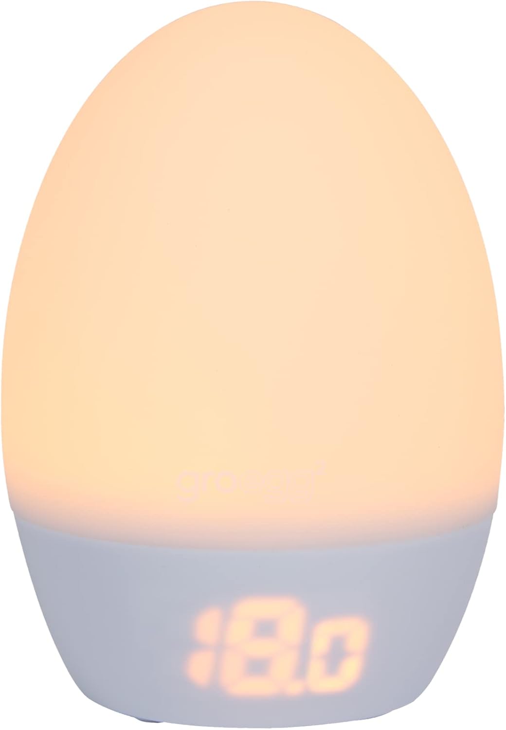 Tommee Tippee GroEgg2, Toddler Nightlight, LED Colour-Changing with Digital Room Temperature Display for Safer Sleep, Adjustable Brightness
