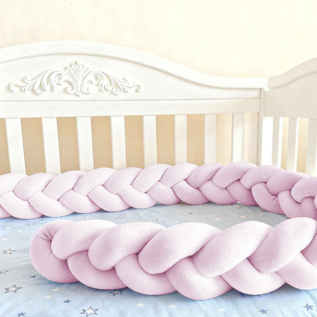 Soft Breathable Mattress Edge, Cotton Bed Set All Round Braided Pillow for Room. (A10,200cm)