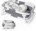 Baby Bath Foldable Tub Collapsible Bathtub Baby Bath Essentials for Newborn