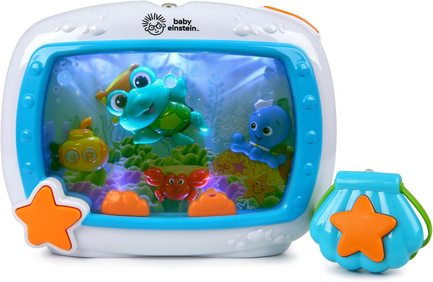 Baby Einstein Sea Dreams Soother, Crib Toy with Remote