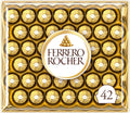 Ferrero Rocher Pralines, Chocolate Gift Box, 42 Pieces (525g)