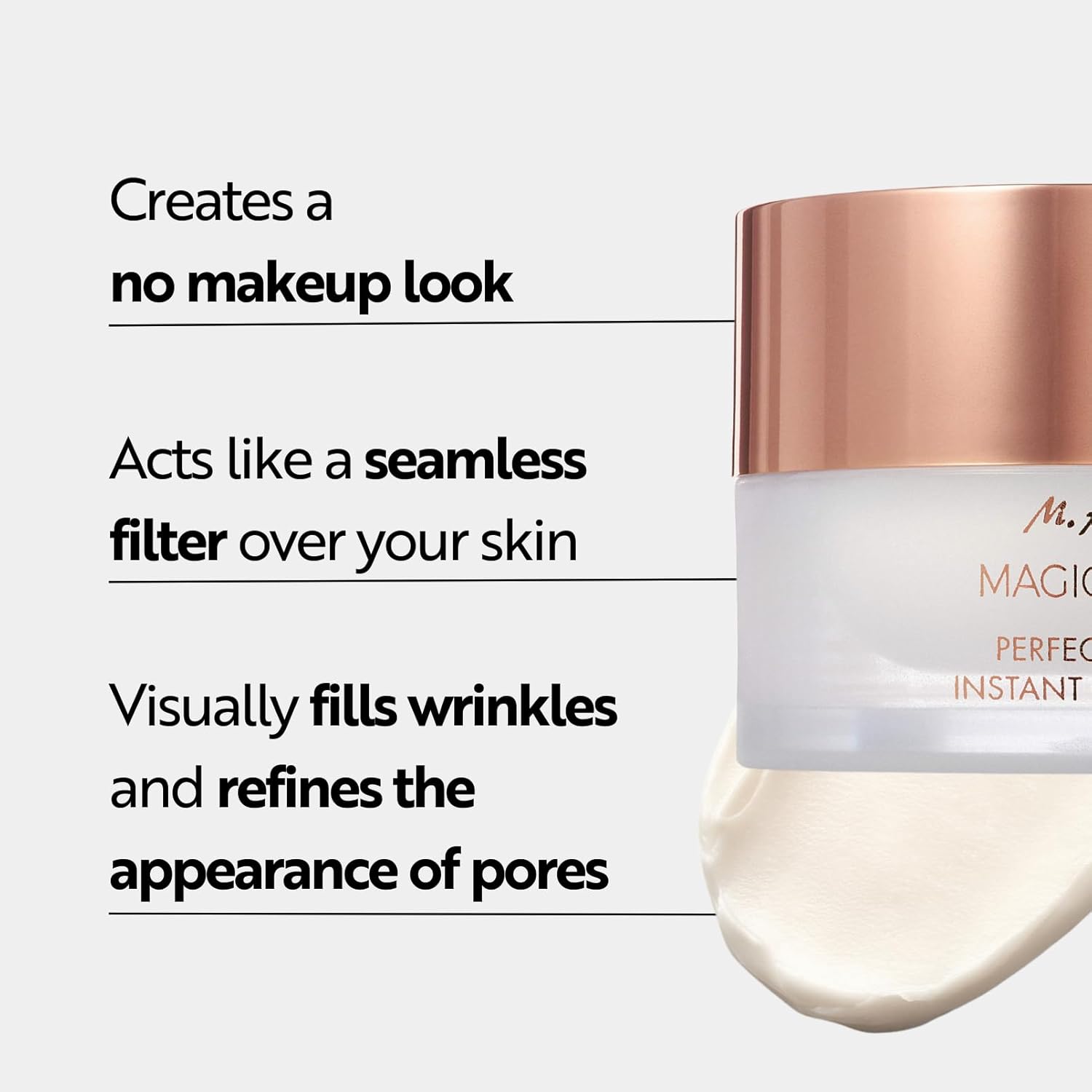M. Asam Magic Care Perfect Complexion (30ml) - Transparent Makeup, Face Cream and Primer, Reduces Wrinkles and Pores, With Peptide Complex and Retinol.