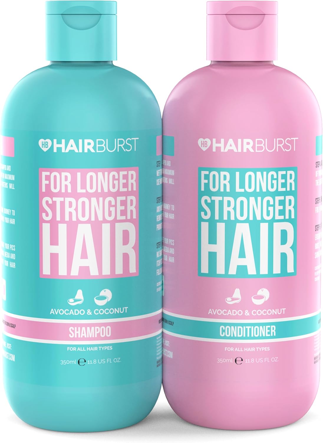 HAIR BURST Shampoo and Conditioner Set — SLS Free Hair Growth and Thickening Treatment for Women