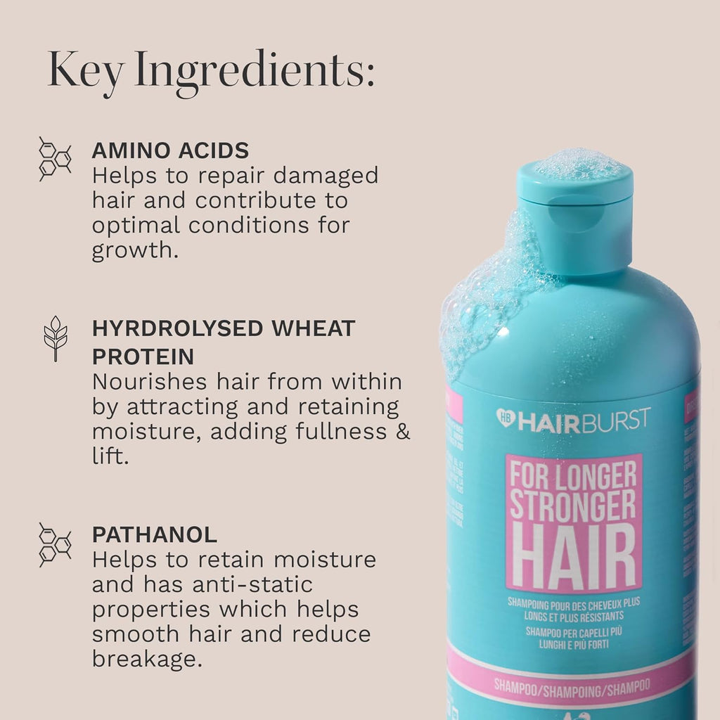 HAIR BURST Shampoo and Conditioner Set — SLS Free Hair Growth and Thickening Treatment for Women