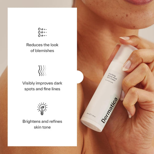 Dermatica Clarifying Azelaic Acid 15% Cream | Lightweight and Fragrance Free Skincare | Gentle and Effective for all Skin Types