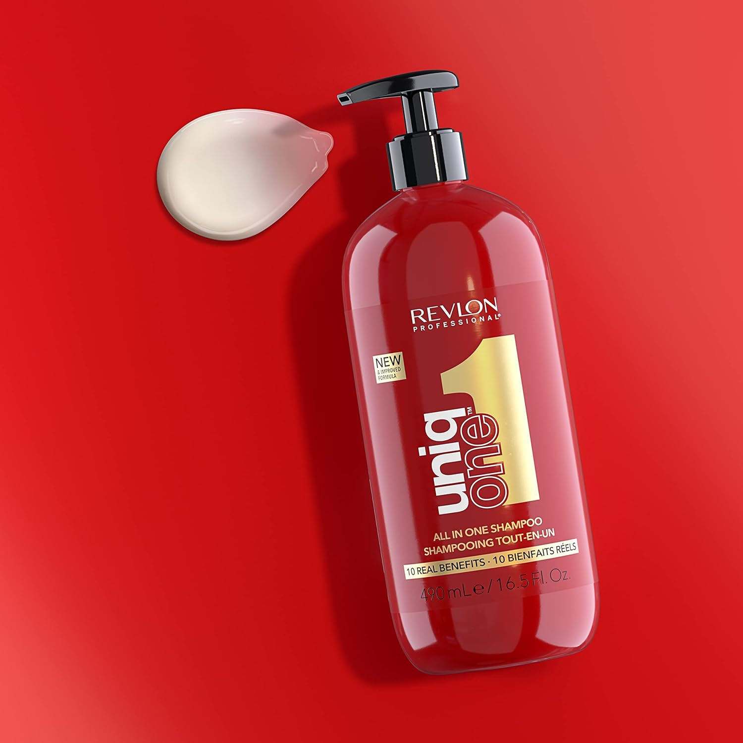 Revlon Professional REVLON PROFESSIONAL UNIQONE ALL IN ONE SHAMPOO, Moisturizing Shampoo, Shampoo For Damaged Hair 490ml