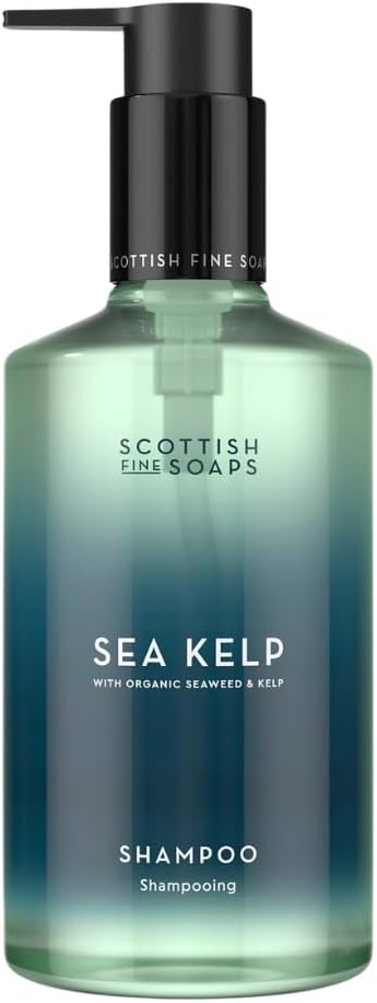 Scottish Fine Soaps Sea Kelp Shampoo 300ml – Nourishing Hair & Scalp Shampoo with Sea Kelp, Magnesium and Seaweed Extracts