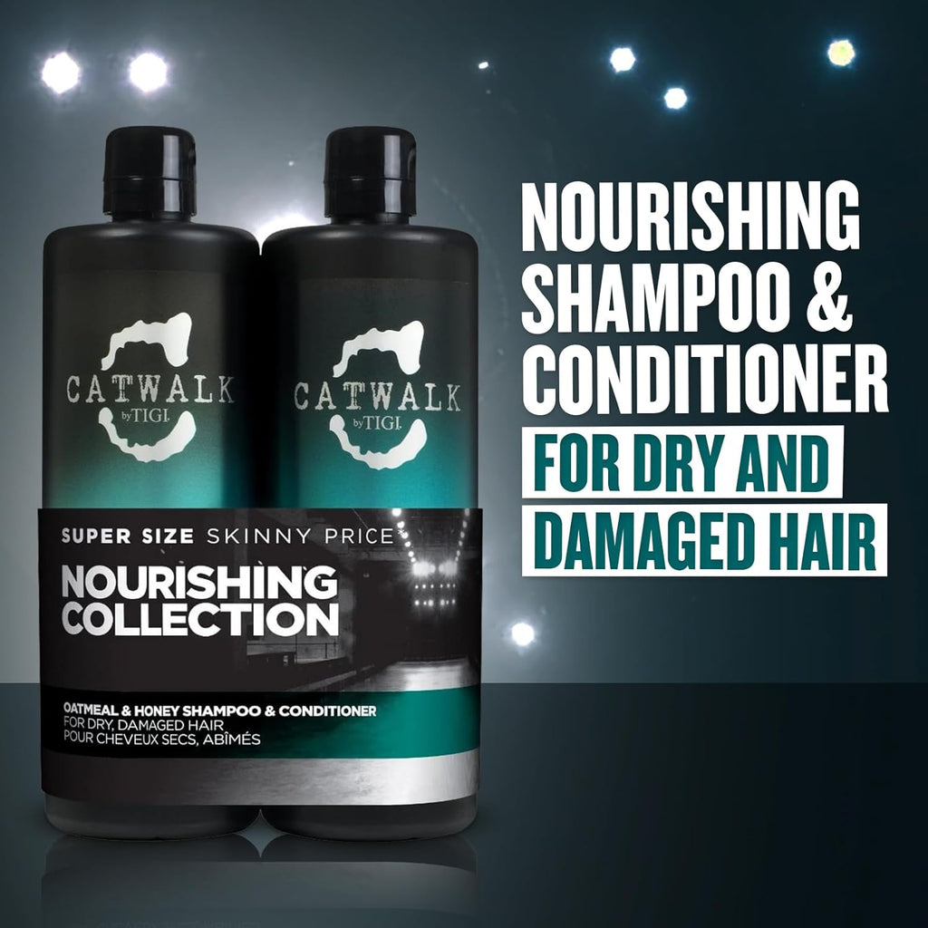 TIGI Catwalk Oatmeal & Honey Shampoo and Conditioner, Set